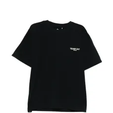 Футболка с круглым вырезом и короткими рукавами