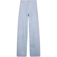 Джинсы широкого кроя с нашивкой-логотипом