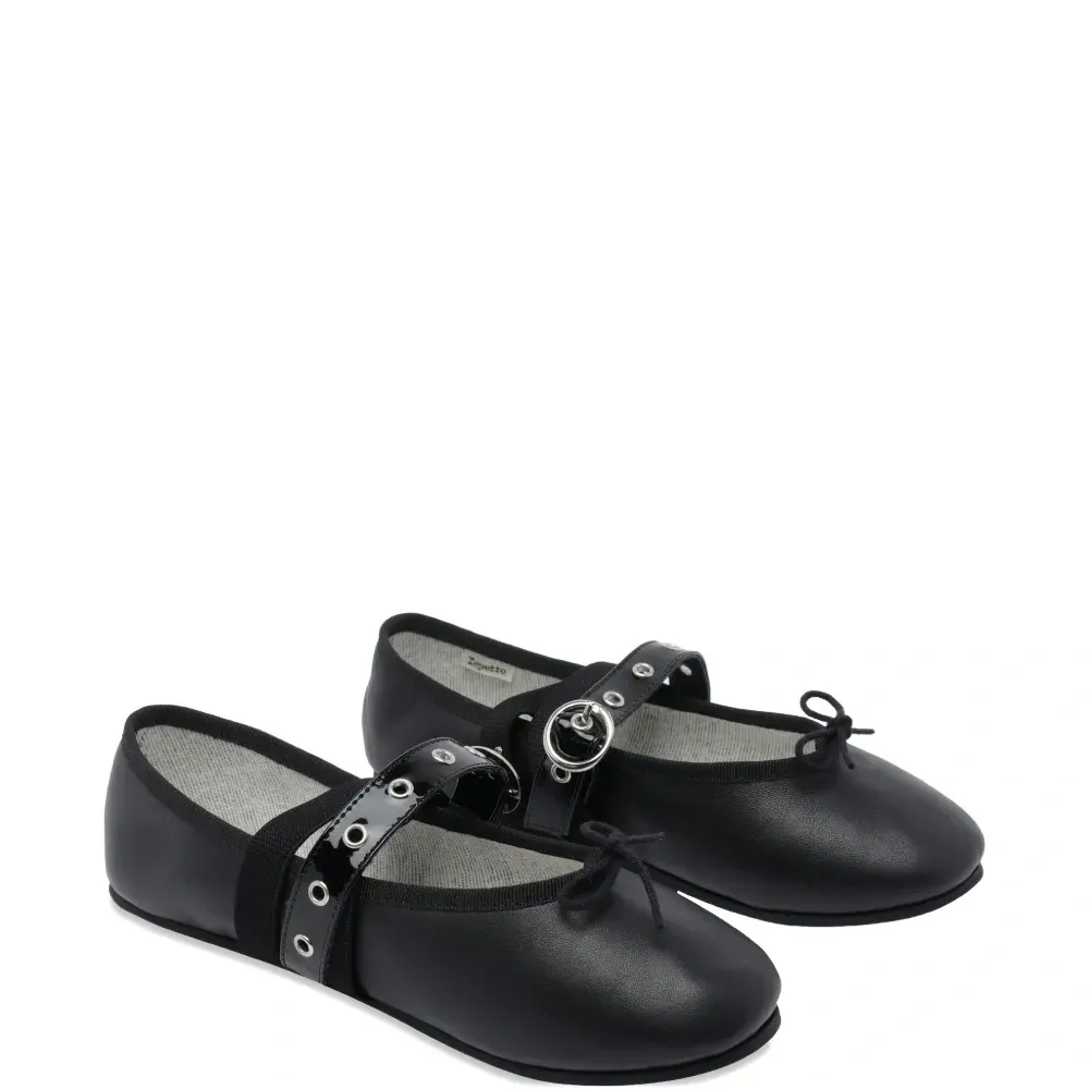 Балетки с пряжкой