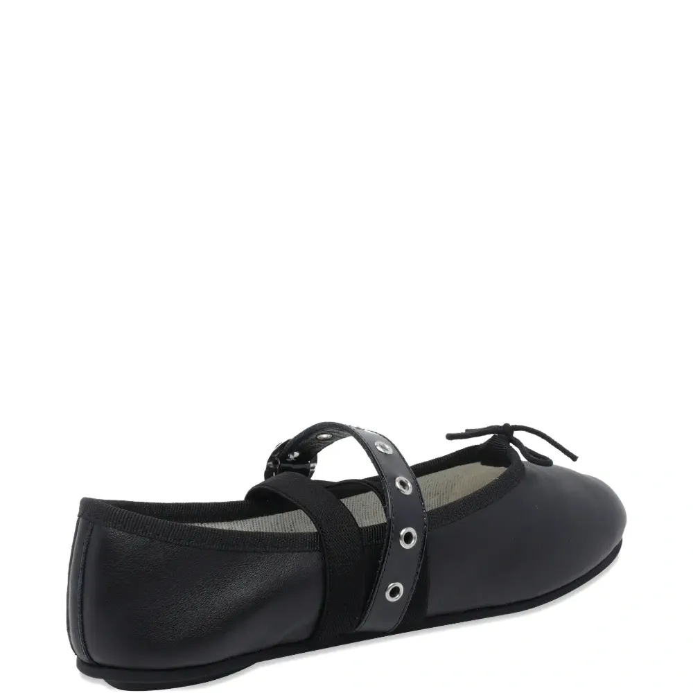 Балетки с пряжкой