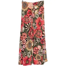 Макси-юбка с цветочным принтом