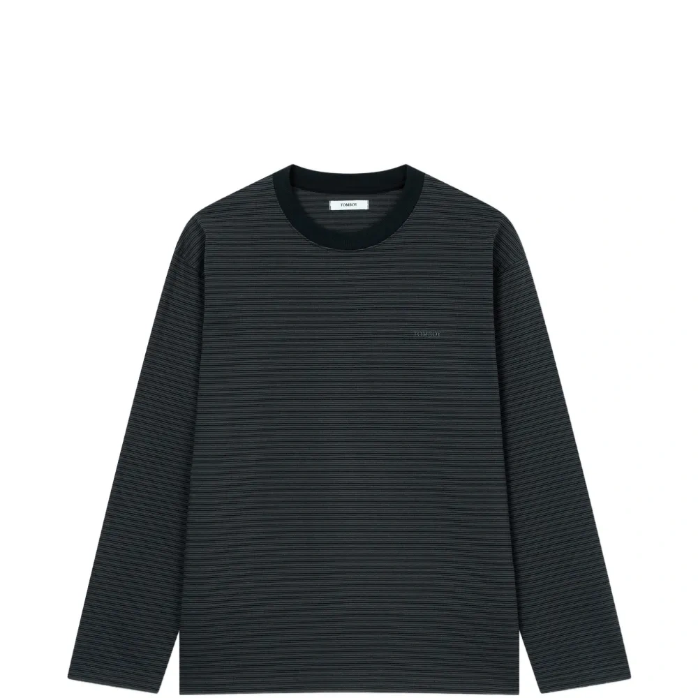 Топ в полоску с длинными рукавами