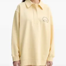 Топ с воротником и графическим принтом