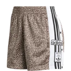 Шорты в полоску с принтом по всей поверхности