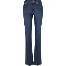 Джинсы-клёш с пятью карманами