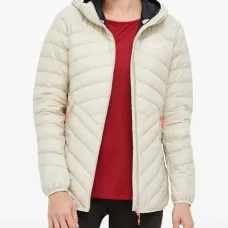 Стеганая куртка с капюшоном