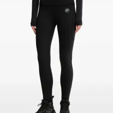 Леггинсы с принтом-логотипом