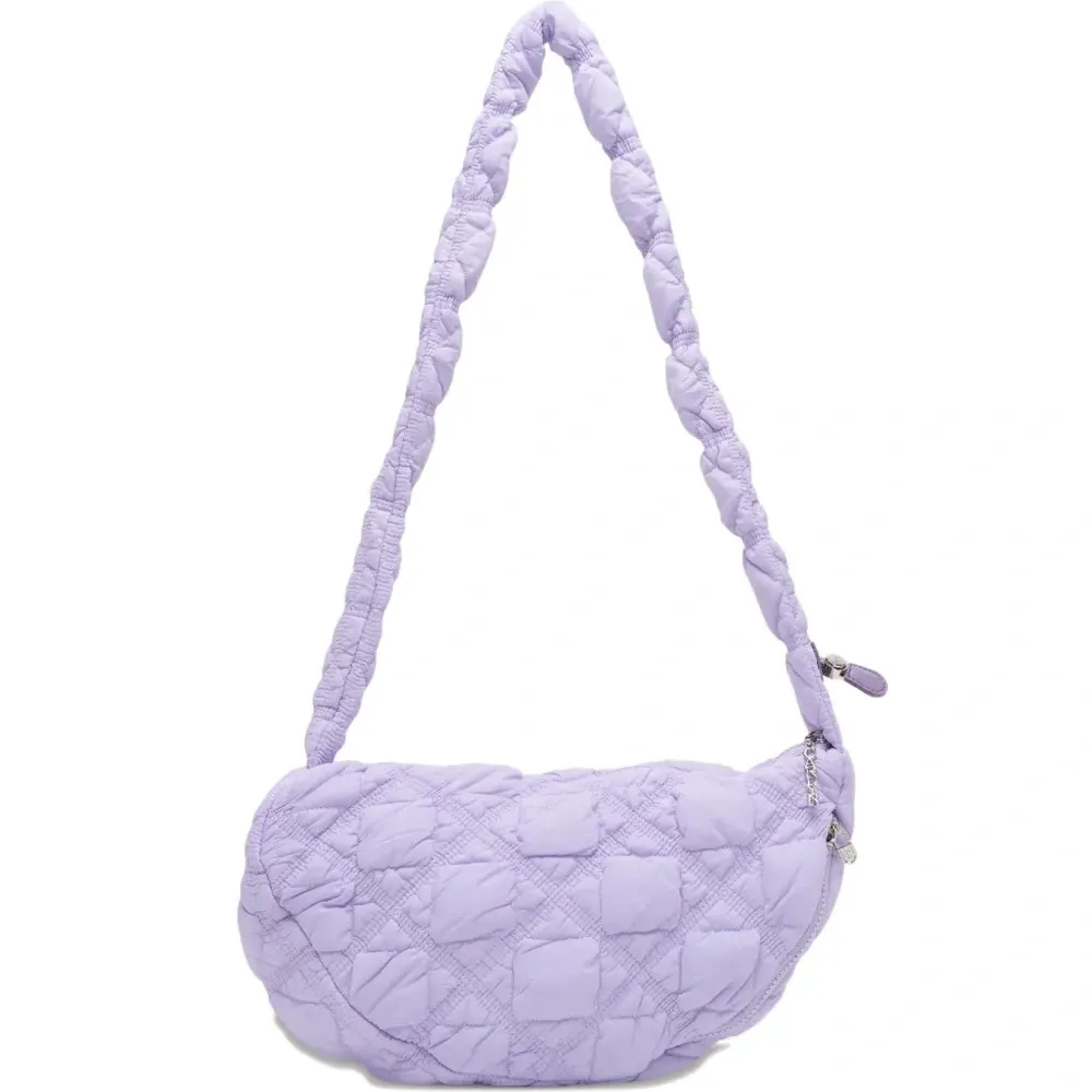 Уютная стеганая сумка через плечо