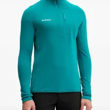 Легкий топ Aenergy Light ML с наполовину застёгивающейся молнией