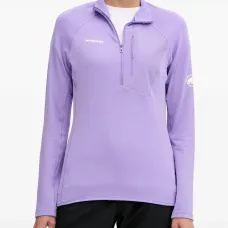 Легкий топ Aenergy Light ML с наполовину застёгивающейся молнией