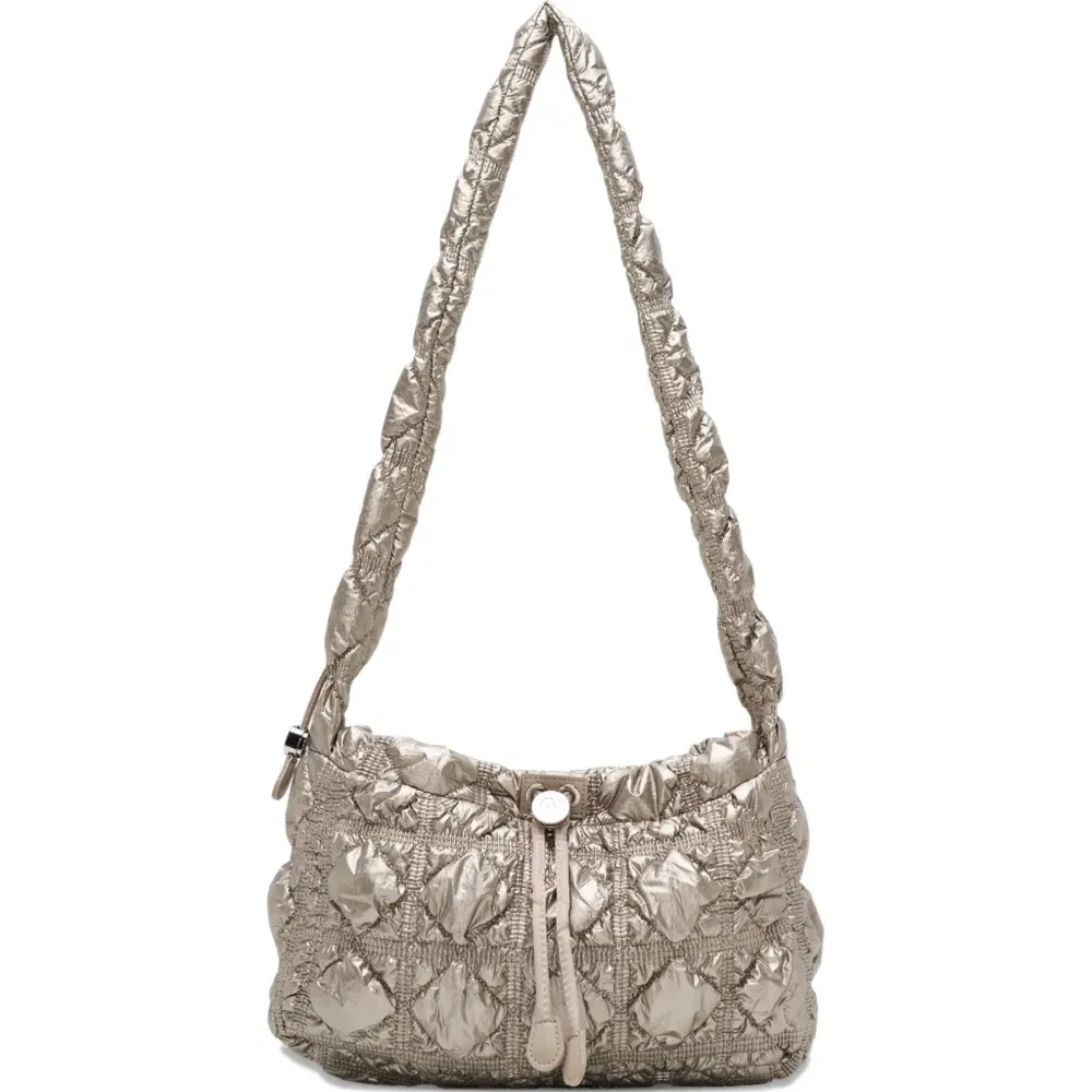 Стёганая кросс-боди сумка на завязках Joy