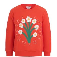 Свитер с цветочным принтом