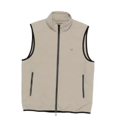 Жилет с застежкой-молнией и узором "елочка" Жилет с застежкой-молнией и узором "елочка"