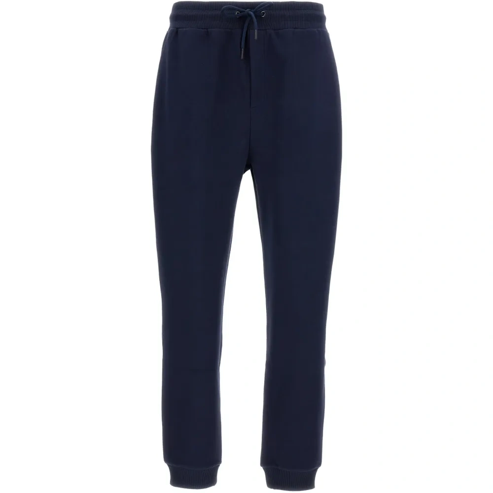 Спортивные брюки с кулиской и накладными карманами