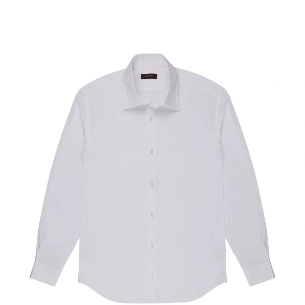 Рубашка из поплина на пуговицах