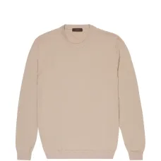 Свитер с круглым вырезом