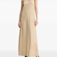 Макси-платье без рукавов