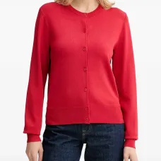 Кардиган с круглым вырезом