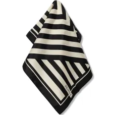 Полосатый шелковый шарф