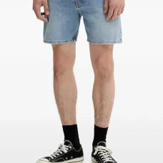 Джинсовые шорты с нашивкой-логотипом