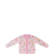 Кардиган на пуговицах с цветочным узором Кардиган на пуговицах с цветочным узором