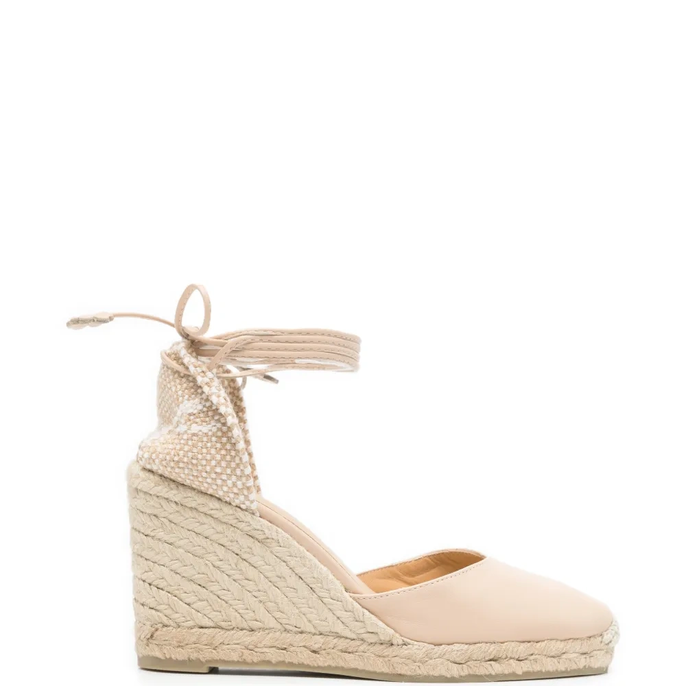 Босоножки-эспадрильи на каблуке Carina