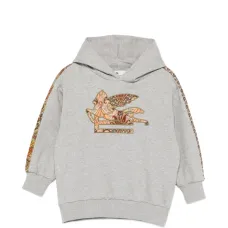 Худи с логотипом и узором "пейсли"