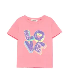 Футболка, украшенная пайетками