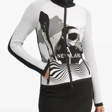 Графическое худи на молнии