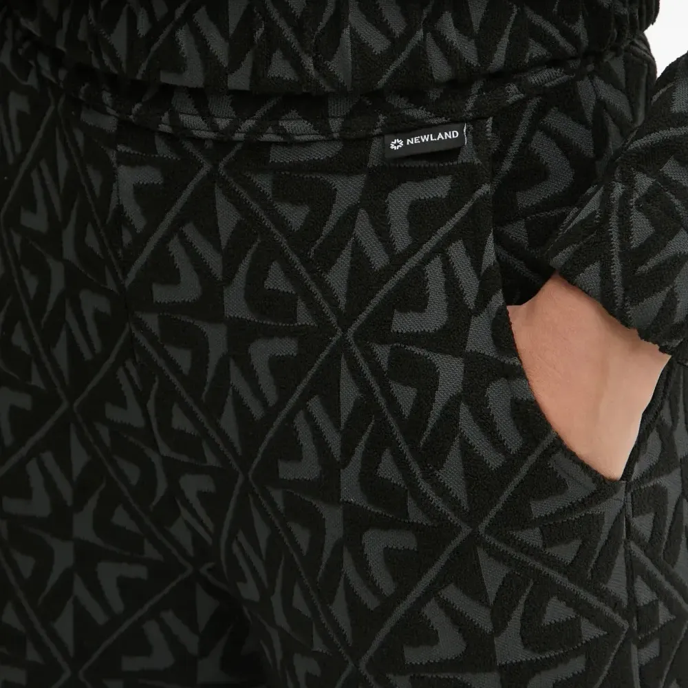 Брюки с геометрическим узором