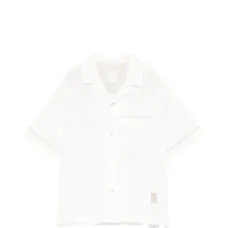 Топ с короткими рукавами и карманом