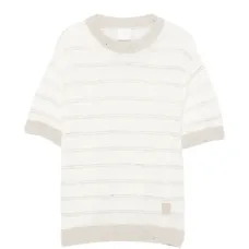Футболка в полоску с круглым вырезом