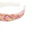 Ободок с цветочным принтом