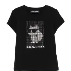 Футболка с короткими рукавами и украшением Футболка с короткими рукавами и украшением