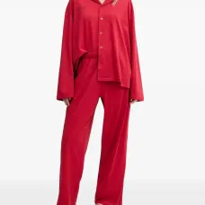 Пижамный комплект на пуговицах (набор из двух предметов)