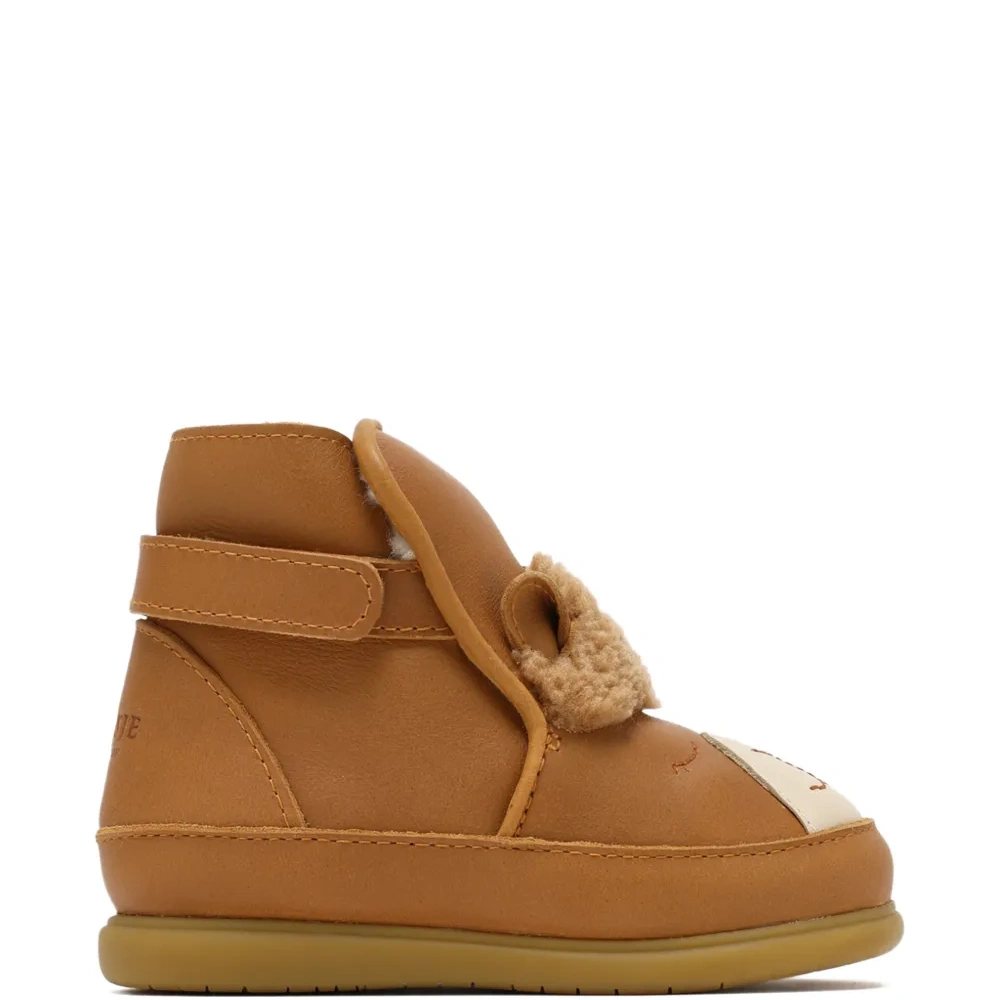 Ботинки с круглым носом