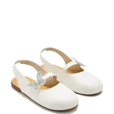 Босоножки с украшением в виде бабочки