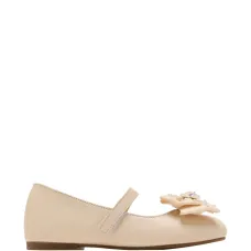 Балетки с ремешком и бантом