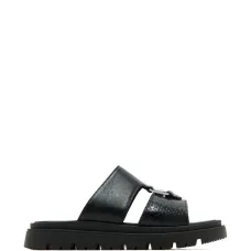 Сандалии с тиснённым логотипом