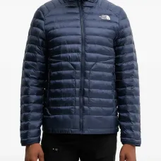 Стёганая куртка с принтом логотипа Стёганая куртка с принтом логотипа