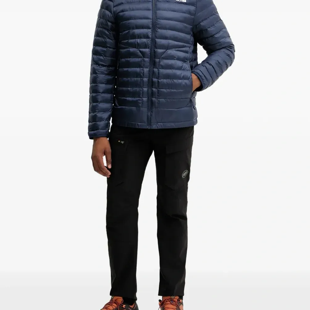 Стёганая куртка с принтом логотипа