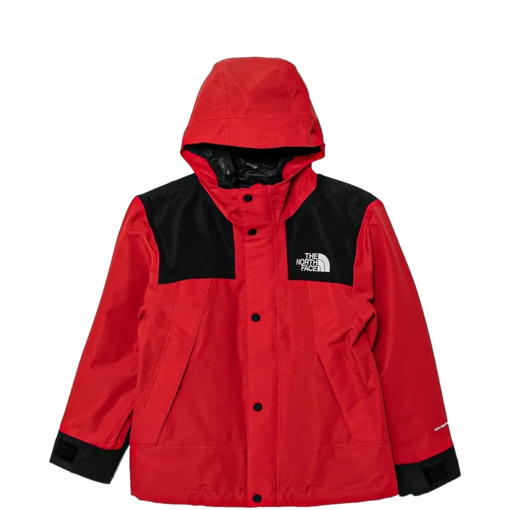 Куртка с капюшоном и цветными вставками