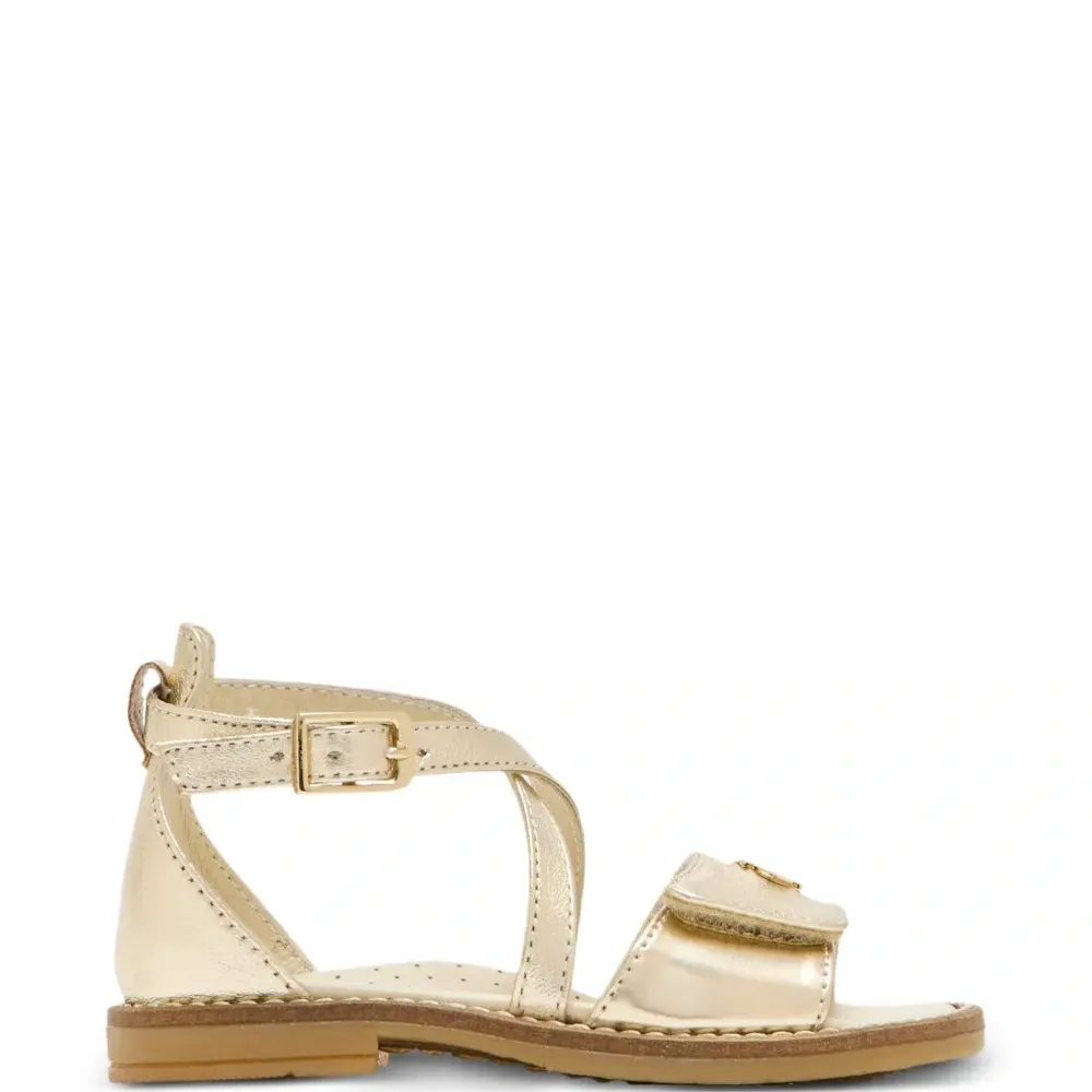 Босоножки с ремешком-пряжкой