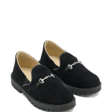 Лоферы с деталью в виде конской упряжи