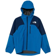 Куртка с капюшоном и цветными вставками