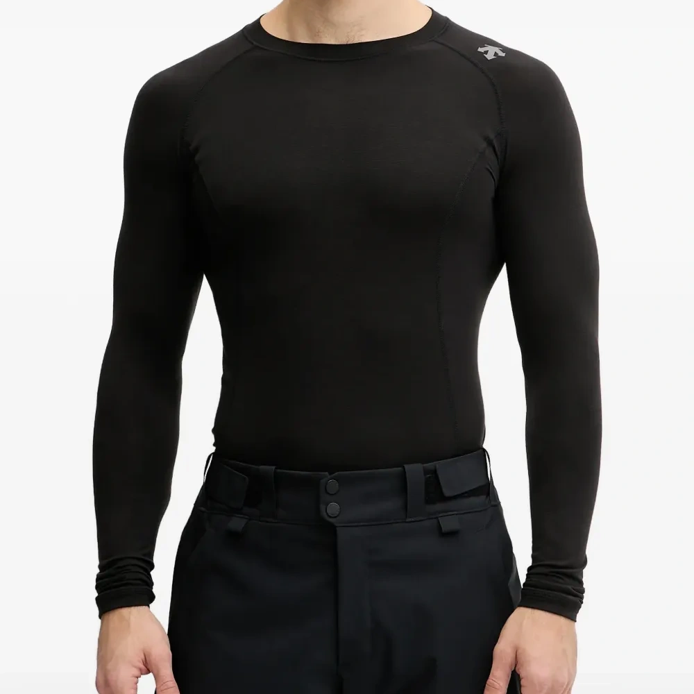 Базовый слой с длинными рукавами и круглым вырезом