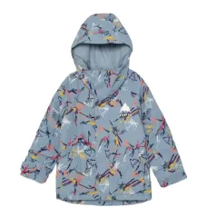 Куртка с капюшоном и принтом