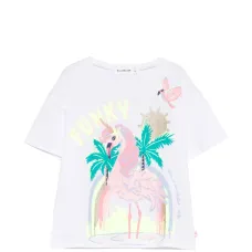 Футболка с изображением фламинго