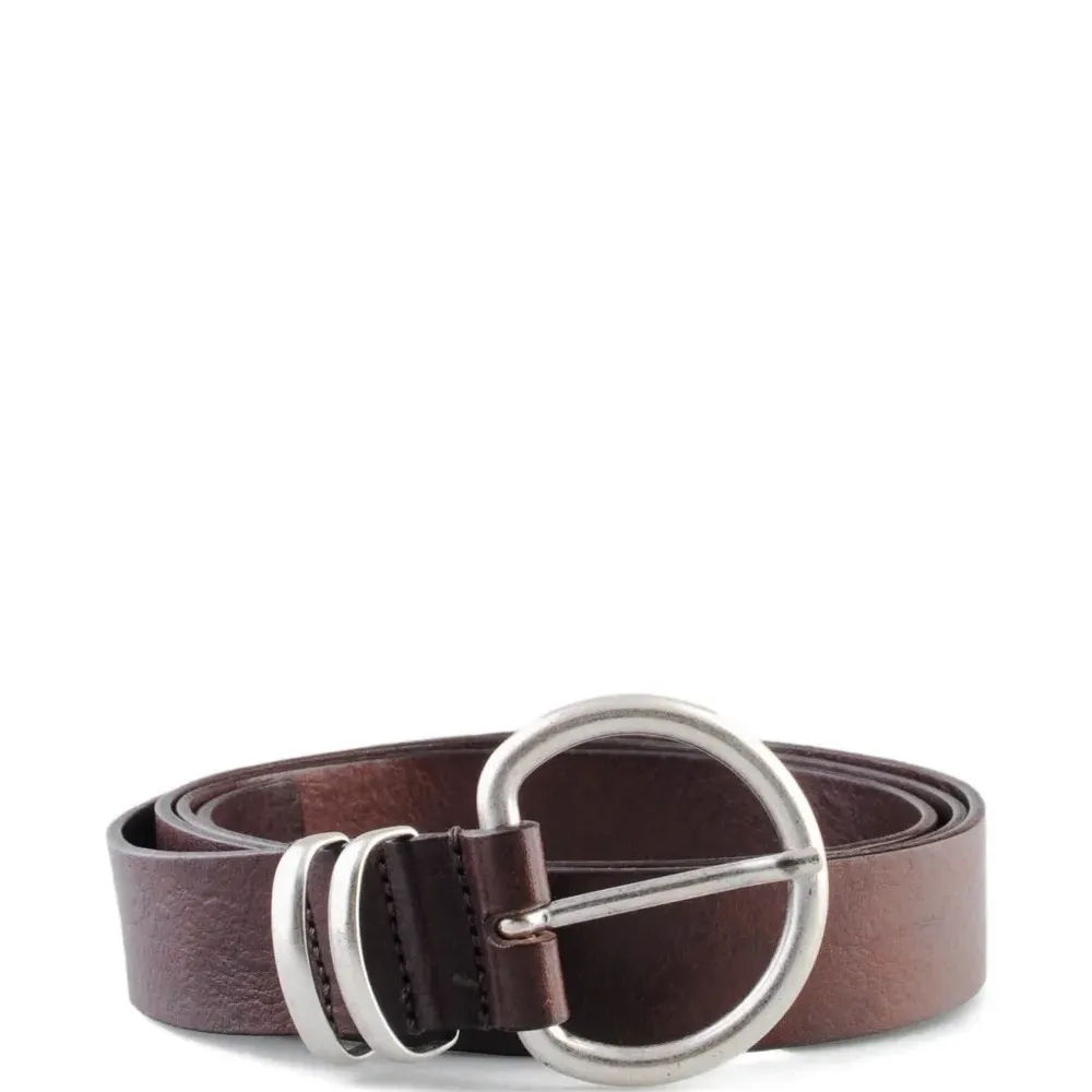 Ремень с пряжкой-кольцом