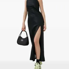 Платье миди с квадратным вырезом